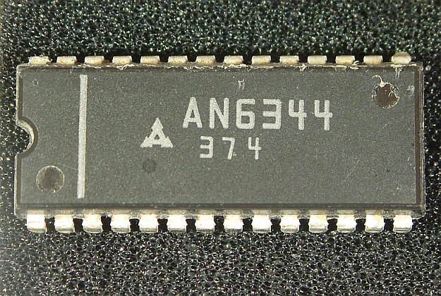 AN6344
VTR Cylinder Servo Control Circuit

Features:
� The functions consist of:
  Phase control circuit
  Speed control circuit
  Control pass (CTL) recording playback amplifier
  Capstan PG amplifier circuit
� Sample hold system speed control
� Incorporating recording/ playback switching circuit
� Supply voltage either 9 V or 12 V