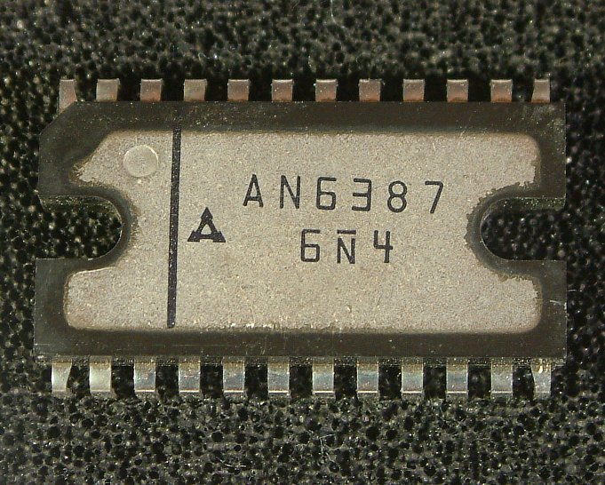 AN6387
VCR Cylinder Direct Motor Drive Circuit

Outline:
The AN6387 is an integrated circuit designed to drive a VCR cylinder DD motor.

Features:
� The functions consist of :
  3-Phase motor drive circuit
  2-Phase Hall element input circuit
  PG, FG, generator circuit
  Motor lock detector
� Supply voltage: either 9V or 12V