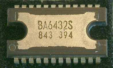 BA6431S, BA6432S   3-Phase DD Motor Drivers

The BA6431S and BA6432S are a 1-chip 3-phase DD
motor driver for driving the capstan of VTR.

* Features
1) Pseudo linear output system.
2) Builtin torque ripple cancelling circuit.
3) Builtin revering brake based on detecting rotating direction.
4) Provided with forced stopping function.
5) Provided with motor power supply control terminal.
6) Builtin heat shielding circuit.

* Applications
VTR capstan