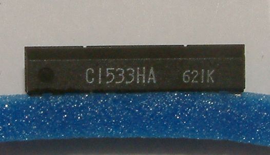 �PC1533HA

Functions
- VTR sound head changeover switch IC
 
Applications
- VTR IC
 
Features
- High withstand voltage: 130Vp-p(DC+-65V)
- Low on-resistance: 5ohm (@ 5V, 1mA)
- With OSC drive switch: NPN open collector (drawn current: 3mA)
- 3-value system for head switch controller
- Electronic switch: resistant to mechanical vibration.
- No contacts, long life.
- GND pin directly connectable to set chassis.
 
Performances
- Microminiature package mounting - height: 5.72mm MAX.
 
