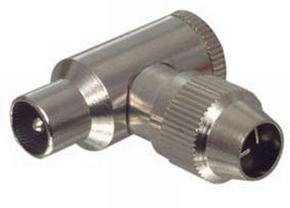 Antennenstecker (Koax-Stecker)
gewinkelt
f�r 75-Ohm-Koaxkabel